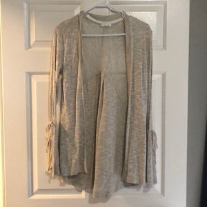 Maurices Cream Long Sleeved Cardigan  Size M